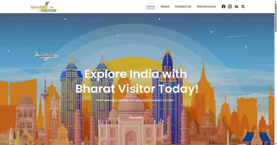 Bharat Visitor website